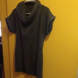 Gray maternity sweater